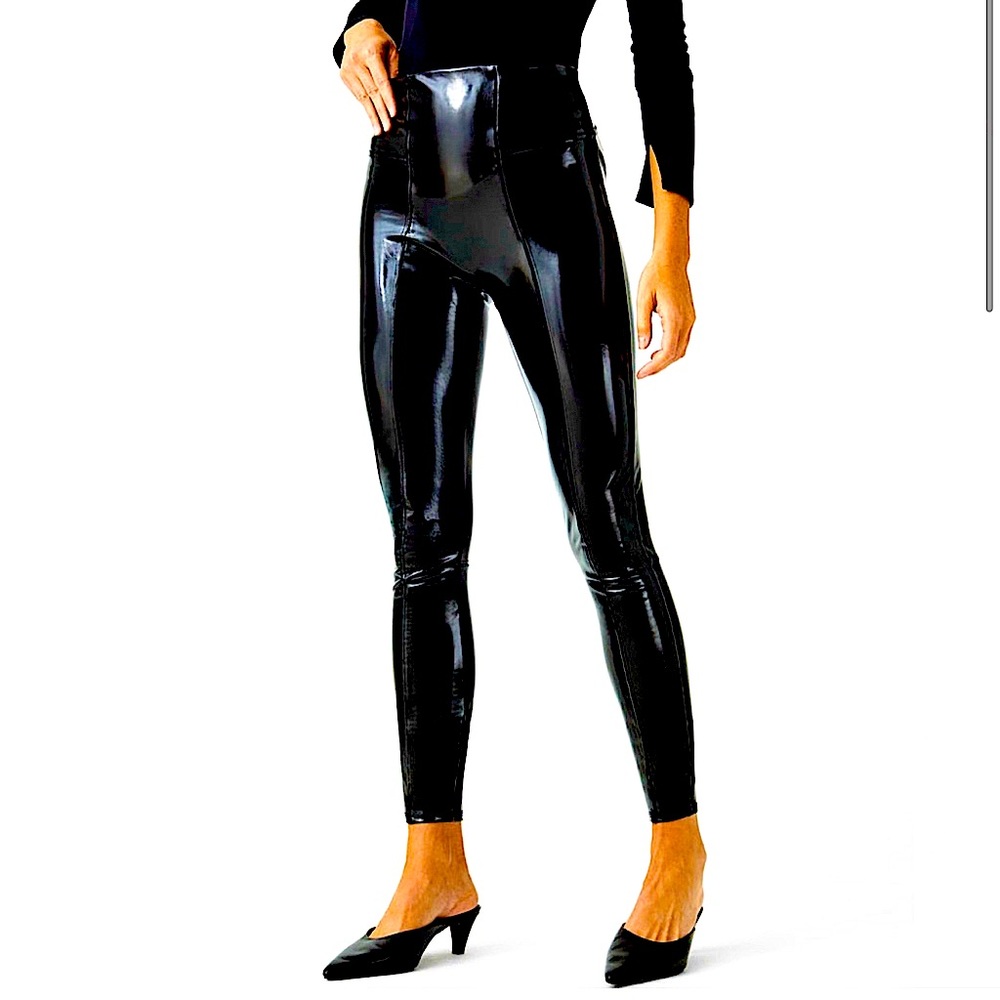 COPY - Spanx Faux Patent Leather Leggings NWT Still in unopened Spanx Bag size M